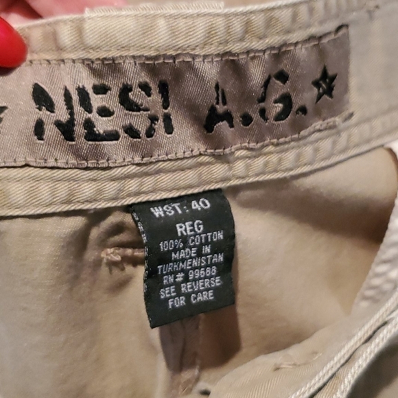 NESI AG Men's BDU Khaki Chino Cargo Pants Size 40 - Picture 6 of 8